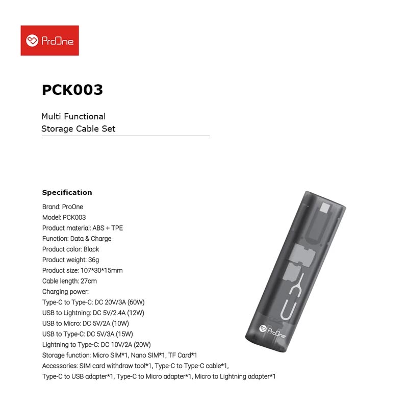 کابل تبدیل پرووان مدل PCK003